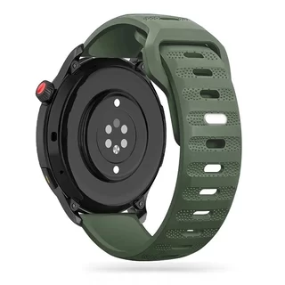 Huawei Watch GT / GT2 / GT2 Pro (42 mm) okosóra szíj - Tech- Protect IconBand Line - zöld szilikon szíj (szíj szélesség: 20 mm)
