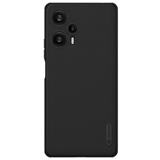 Telefontok Xiaomi Poco F5 5G - Nillkin Super Frosted fekete hátlap tok