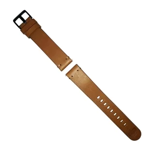 Samsung Galaxy Watch6 / Watch6 Classic okosóra szíj - Essex Belt barna bőr szíj (20 mm szíj szélesség)