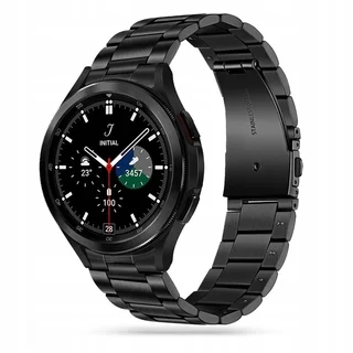 Samsung Galaxy Watch6 / Watch6 Classic okosóra fémszíj - fekete fémszíj