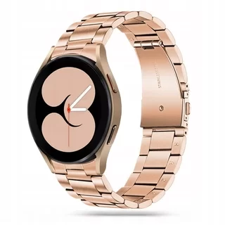 Samsung Galaxy Watch6 / Watch6 Classic okosóra fémszíj - rose gold fémszíj