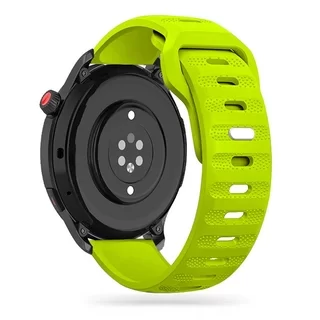 Huawei Watch GT 3 (42 mm) okosóra szíj - Tech- Protect IconBand Line - lime szilikon szíj (szíj szélesség: 20 mm)