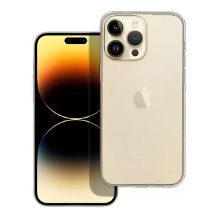 Telefontok iPhone 15 Pro Max - 2 mm-es átlátszó szilikon hátlap tok
