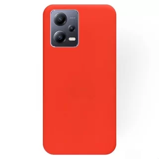Telefontok Xiaomi Redmi Note 12 Pro 5G - piros szilikon tok