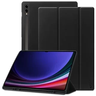 Tablettok Samsung Galaxy Tab S8 Ultra 14,6 (X900, X906) - fekete smart case tablet tok, ceruza tartóval
