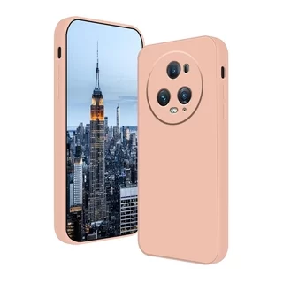 Telefontok Honor Magic5 Pro - púder pink szilikon hátlap tok