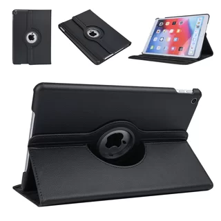 Tablettok iPad 2020 10.2 (iPad 8) - fekete fordítható műbőr tablet tok