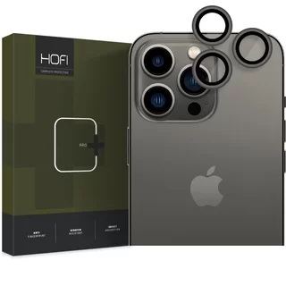 iPhone 15 Pro Max - HOFI kameralencse fekete védőkeret