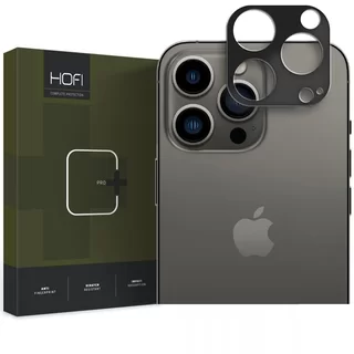 iPhone 15 Pro - HOFI kameravédő keret fekete (A TELJES KAMERASZIGETET FEDI)