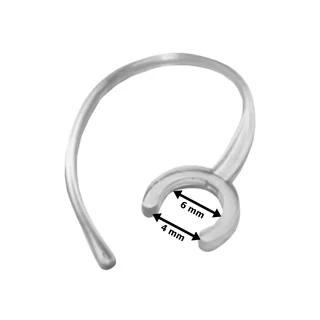 Bluetooth headset fülpánt kis átmérőjű bilinccsel - 6 mm