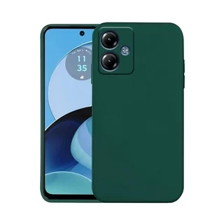 Telefontok Motorola Moto G14 - zöld szilikon tok