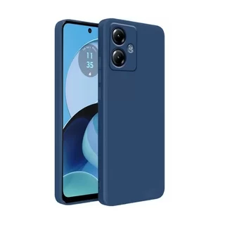 Telefontok Motorola Moto G14 - kék szilikon tok
