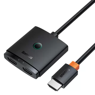 Adapter: Baseus AirJoy - HDMI 2in1 porttal fekete adapter, 1m
