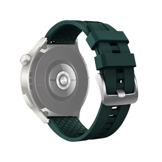 Huawei Watch GT3 (46 mm) okosóra szíj - zöld szilikon (22 mm)
