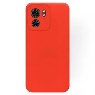 Telefontok Motorola Edge 40 5G - piros szilikon hátlap tok