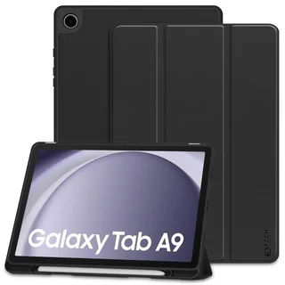 Tablettok Samsung Galaxy Tab A9 8.7 X110 / X115 - fekete smart case tablet tok, ceruza tartóval