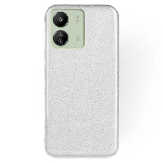 Telefontok Xiaomi Poco C65 - Ezüst Shiny tok