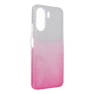 Telefontok Xiaomi Redmi 13C - Ezüst / pink Shiny tok