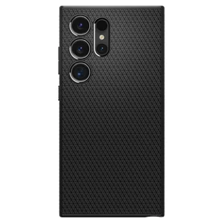 Telefontok Samsung Galaxy S24 Ultra - SPIGEN Liquid Air matt fekete hátlap tok
