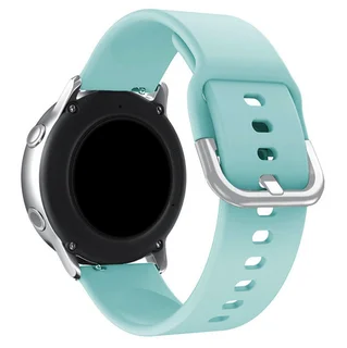 Samsung Galaxy Watch 3 (45 mm) okosóra szíj - Strap - türkiz szilikon szíj (szíj szélesség: 22 mm)