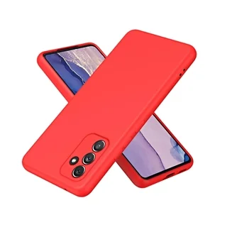 Telefontok Samsung Galaxy A35 5G - piros szilikon hátlap tok