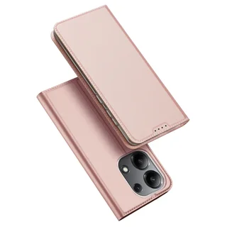 Telefontok Xiaomi Redmi Note 13 4G/LTE - Dux Ducis rose gold flipcover tok