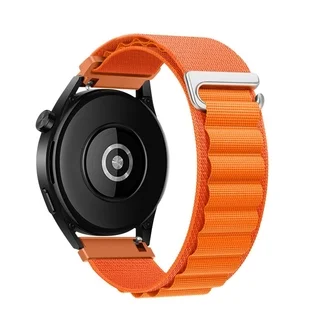 Huawei Watch GT / GT2 / GT2 Pro (46 mm) okosóra szíj - F- Design FS05 - narancssárga szilikon szíj (szíj szélesség: 22 mm)