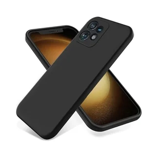 Motorola Edge 40 Pro Telefontok - fekete szilikon hátlap tok