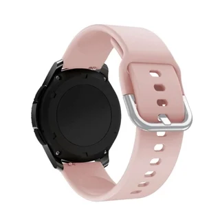 Samsung Galaxy Watch 3 (45 mm) okosóra szíj - Strap - pink szilikon szíj (szíj szélesség: 22 mm)