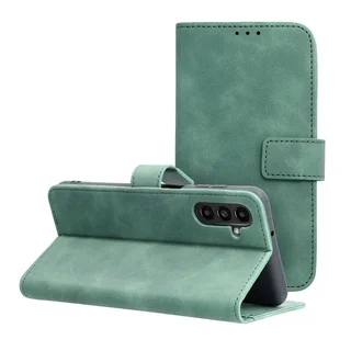 Telefontok Samsung Galaxy A35 5G - Forcell Tender zöld ráhajtófüles könyvtok