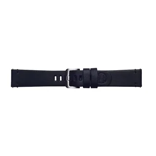 Xiaomi Watch S3 okosóra szíj - Essex Belt fekete bőr szíj (22 mm szíj szélesség)