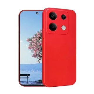 Telefontok Xiaomi Redmi Note 13 Pro 5G - PASTEL - piros szilikon hátlap tok