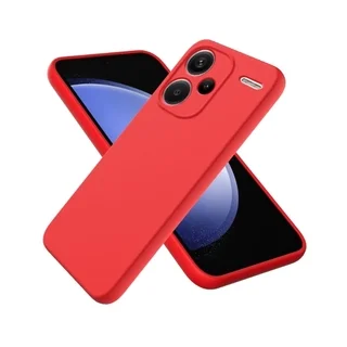 Telefontok Xiaomi Redmi Note 13 Pro+ 5G - PASTEL - piros szilikon hátlap tok