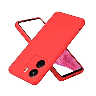 Telefontok Xiaomi Redmi 13C - PASTEL - piros szilikon hátlap tok