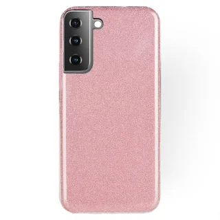 Telefontok Samsung Galaxy S21 - pink Shiny tok