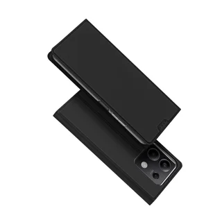 Telefontok Xiaomi Redmi Note 13 5G - Dux Ducis fekete flipcover tok