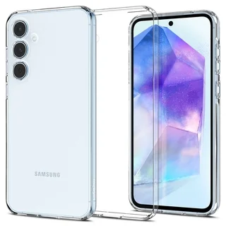 Telefontok Samsung Galaxy A55 5G - Spigen Liquid Crystal - átlátszó hátlap tok