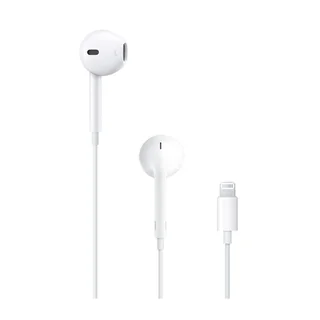 Headset: Apple EarPods - stereo fehér headset - Lightning csatlakozóval