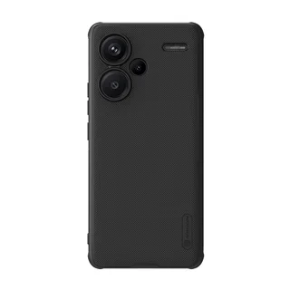 Telefontok Xiaomi Redmi Note 13 Pro+ 5G - Nillkin Super Frosted - fekete hátlap tok beépített mágnessel (MagSafe tartóval kompatibilis)