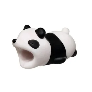 Kábel: Kábelvédő szilikon figura - Panda