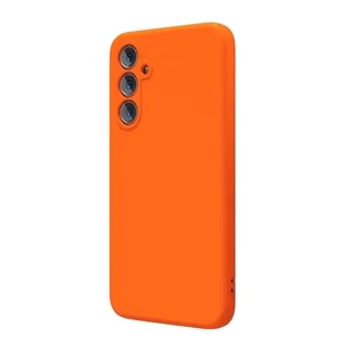 Telefontok Samsung Galaxy A25 5G - narancssárga szilikon hátlap tok