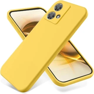 Telefontok Motorola Edge 40 Neo - sárga szilikon hátlap tok
