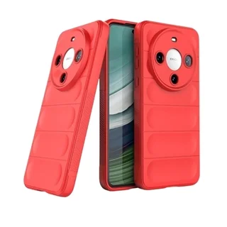 Telefontok Honor Magic6 Lite - Pastel Armor - piros szilikon hátlap tok