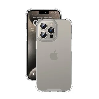 iPhone 16 Pro telefontok - ütésálló átlátszó hátlap tok