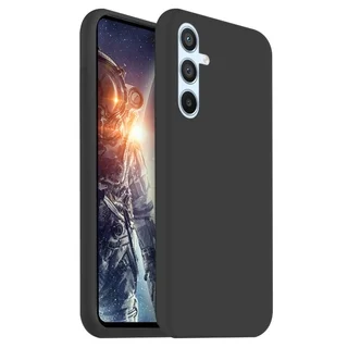 Samsung Galaxy S24 FE telefontok - fekete szilikon hátlap tok