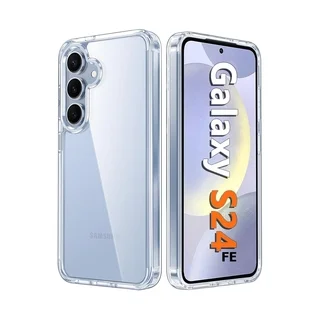 Telefontok Samsung Galaxy S24 FE - átlátszó szilikon hátlap tok