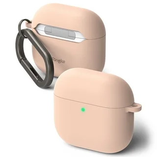 AirPods 4: RINGKE púderpink AirPods 4 tok