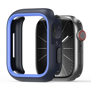 Dux Ducis Bamo - műanyag védő keret Apple Watch 7/8/9 (45 mm) okosórához fekete/kék