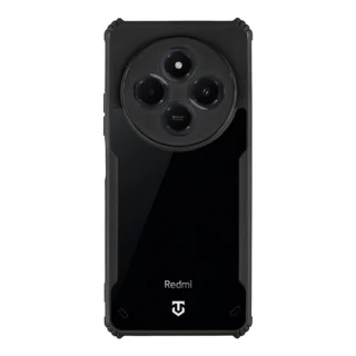 Telefontok Xiaomi Redmi 14C - Tactical Quantum - fekete / átlátszó ütésálló hátlap tok