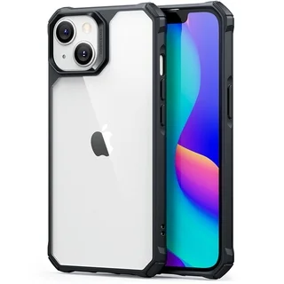 Telefontok iPhone 15 Plus - ESR átlátszó/fekete ütésálló tok